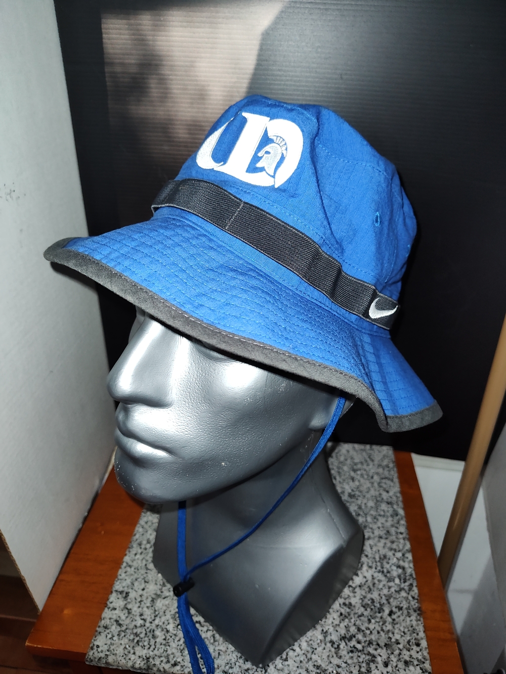 University of Dubuque Spartans Boonie Performance Bucket Hat. Nike. - Picture 7 of 15